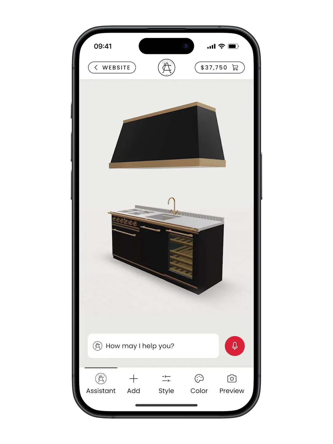 3D configurator product demo